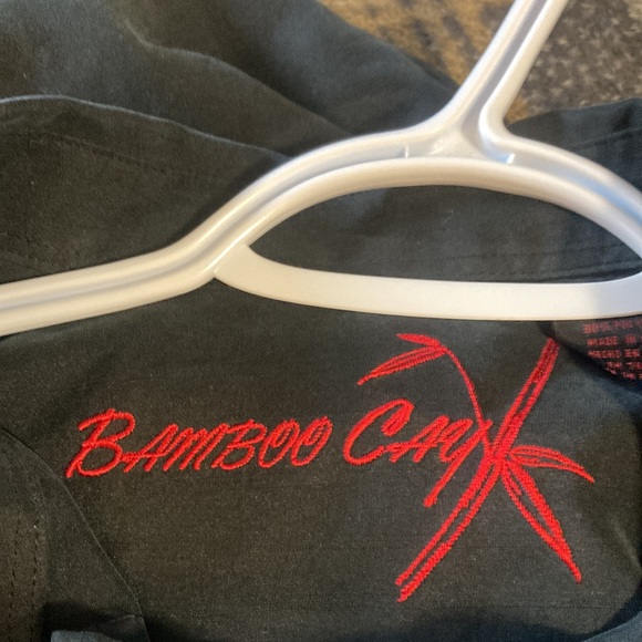 Bamboo Cay black short sleeve shirt - Picture 3 of 5